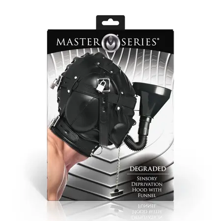 XR Brands Degraded Sensory Deprivation Hood Black Adjustable System