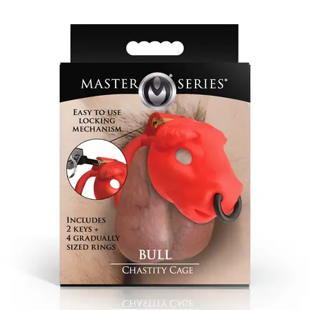 Bull Red Secure podesivi plastični kavez za mušku čednost