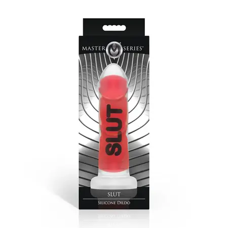 XR Brands SLUT Silicone Intimate Model Red 7.3