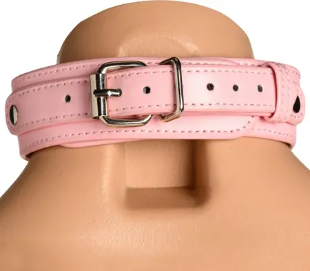 Vixen Vegan Kožni Grudni Pojas Roze Podesivi Ženski Model