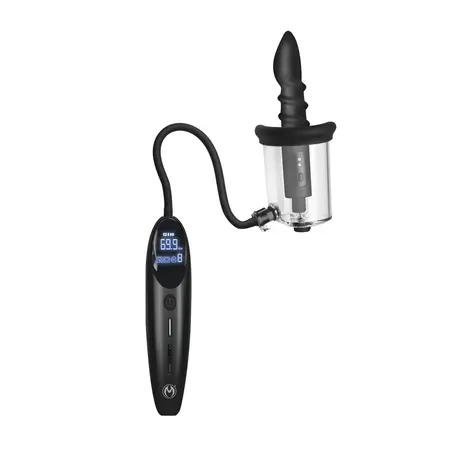 XR Brands Rosebud Driller Deluxe Set - Vibrating Silicone System, Transparent