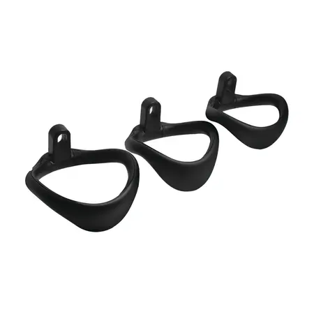 Captor SecureFit Black Protective Cage for Men, Adjustable Rings, 3.8''