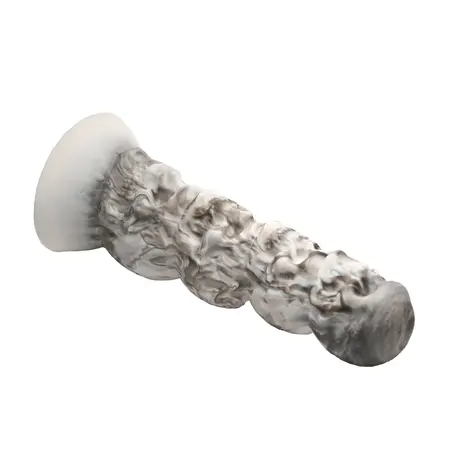 XR Brands Tower of Doom Silicone Fantasy Model, Grey, 18 cm