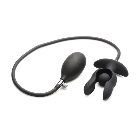 XR Brands Perla Oscura Inflatable Plug with Remote Control Black