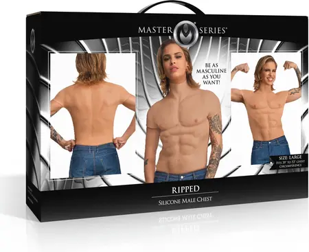 Ripped silikonski muški torzo brenda Ripped velika anatomska majica sa mišićima