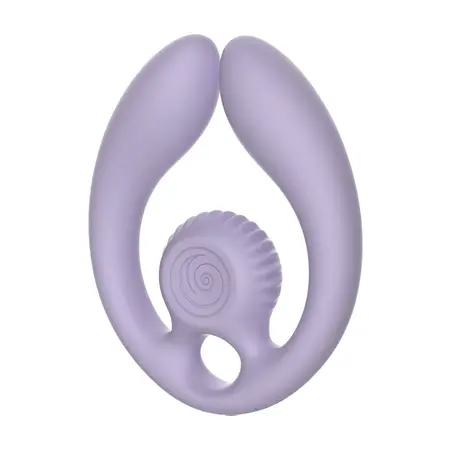 Svibe GIZI Duo intimni dupli stimulator za parove, ljubičasti, sa daljinskim upravljačem