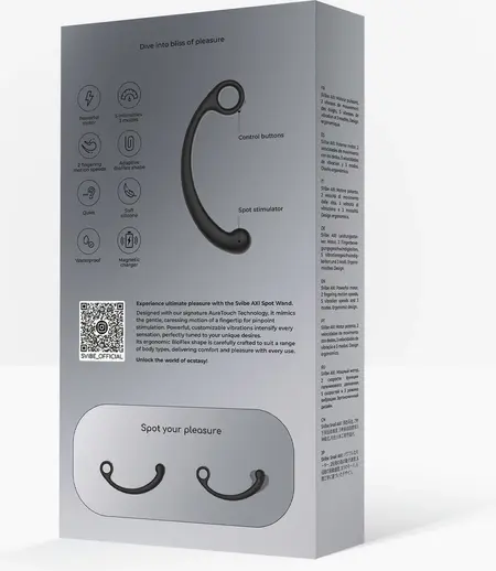 SVibe AXI Spot Wand Sistem Pokreta Prsta Granit Crna Završnica