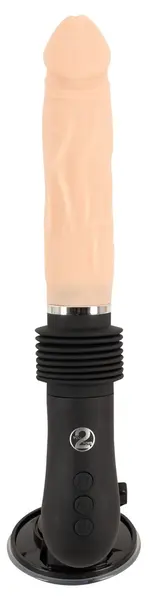 You2Toys RC dildo sa funkcijom potiskivanja u boji kože, dužine od 30.3 do 36.8 cm, punjivi silikon