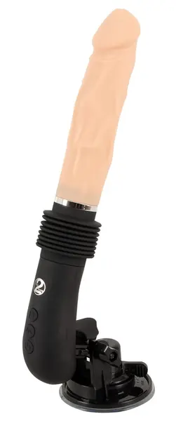 You2Toys RC dildo sa funkcijom potiskivanja u boji kože, dužine od 30.3 do 36.8 cm, punjivi silikon