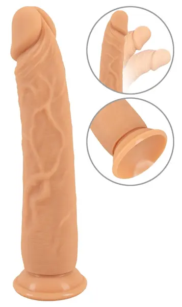You2Toys European Lover fleksibilni silikonski model od 23 cm sa vakuumskom čašicom