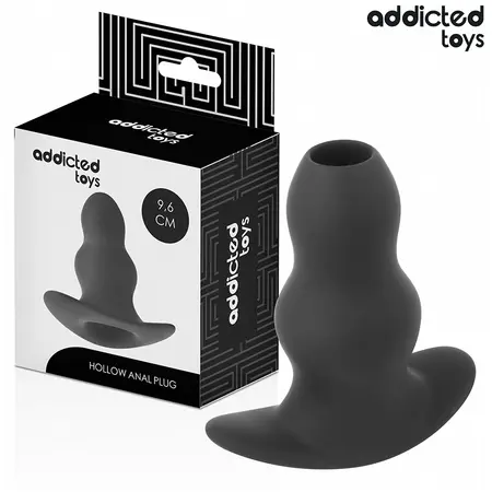 Addicted Toys silikonski šuplji čep M 9.6cm, anatomski srednji model