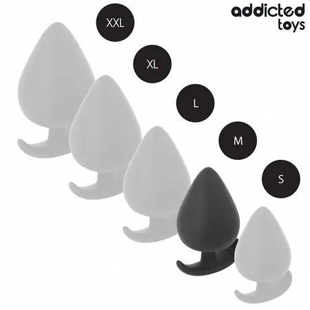 Addicted Toys Silicone Anal Plug M 6.6 cm - Ergonomic Medical-Grade Model