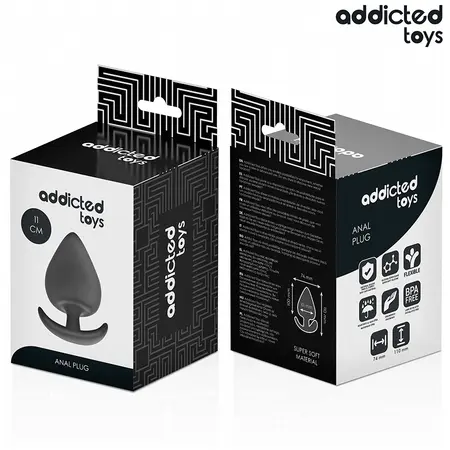 Addicted Toys XXL Silikonski Analni Čep 11 cm - Ergonomski Medicinski Model