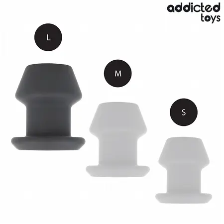 Addicted Toys Extreme Hollow Plug Silicone L 10.4cm, anatomski veliki model