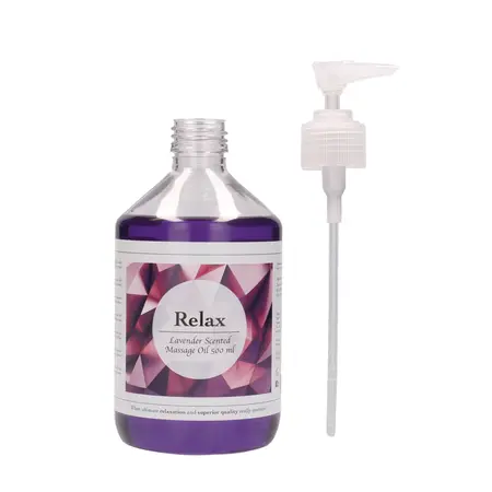 RelaX Massage Oil Lavender Aroma 500ml Paraben-Free Skin Nourishing