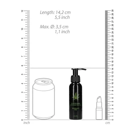 Cobeco Cannabis Massage Oil 100ml - Hemp Seed Care Formula