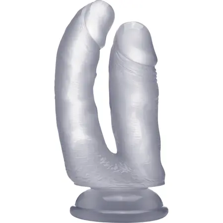 RealRock Dual-Ended Intimate Model 16.5 cm Skin Tone with Suction Base
