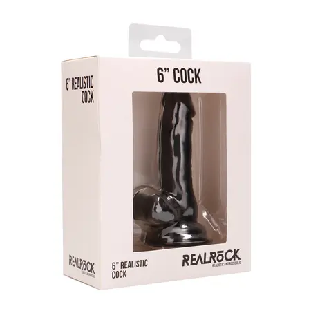RealRock Intimate Silicone Model with Suction Base 15 cm Beige
