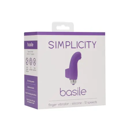 Basile Classic 10-Speed Silicone Vibrating Device - Ergonomic Design