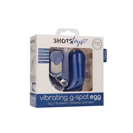 Shots Toys Wireless Vibration Egg Large - 10-Mode Remote Control System