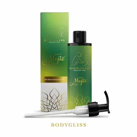 BodyGliss Minty Mojito ulje za masažu i lubrikaciju 150ml, osvežavajući miris