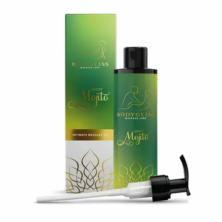 BodyGliss Minty Mojito ulje za masažu i lubrikaciju 150ml, osvežavajući miris