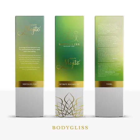 BodyGliss Minty Mojito ulje za masažu i lubrikaciju 150ml, osvežavajući miris