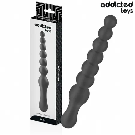 Addicted Toys silikonski dvostrani analni masažer dužine 24 cm sa postepenim proširenjem