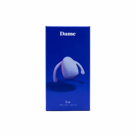 Dame Products Eva II Intimate Hands-Free Device White Silicone USB