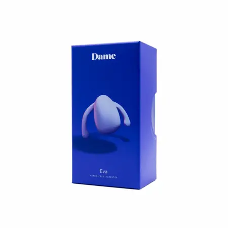 Dame Products Eva II Intimate Hands-Free Device White Silicone USB