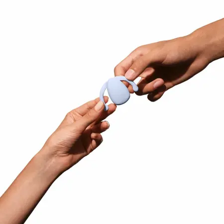 Dame Products Eva II Intimate Hands-Free Device White Silicone USB