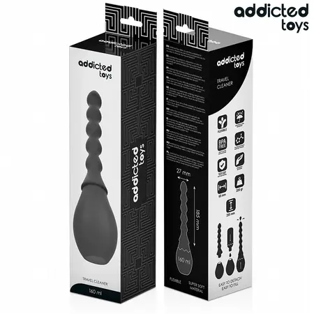 Addicted Toys Travel Cleaner Model 2, prenosivi silikonski uređaj za intimnu higijenu od 160ml