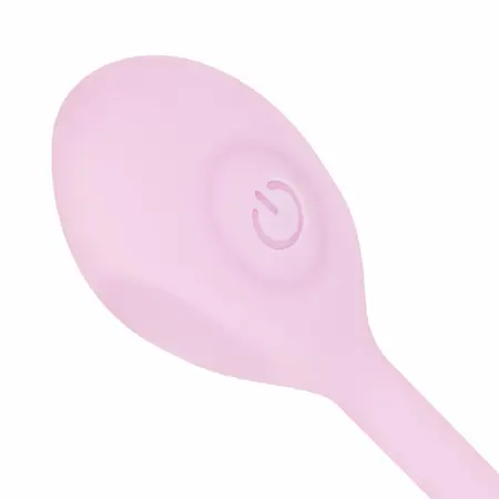 Good Vibes Only Siva roze mini vibrator rebrasti silikon 10 modova