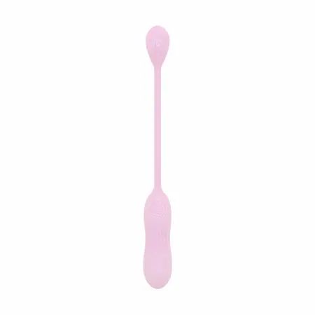 Good Vibes Only Siva roze mini vibrator rebrasti silikon 10 modova