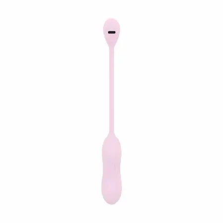 Good Vibes Only Siva roze mini vibrator rebrasti silikon 10 modova