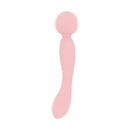 Good Vibes Only Simi dvostrani masažer roze silikon IPX7