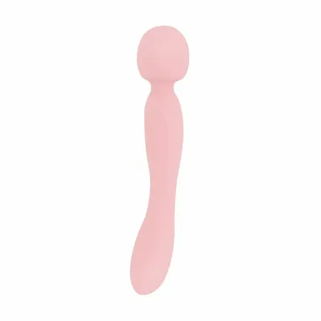 Good Vibes Only Simi dvostrani masažer roze silikon IPX7