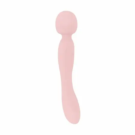 Good Vibes Only Simi dvostrani masažer roze silikon IPX7