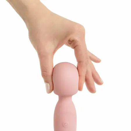 Good Vibes Only Simi dvostrani masažer roze silikon IPX7