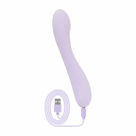 Good Vibes Only Sofi intimni masažer od zakrivljenog silikona ljubičasti USB C