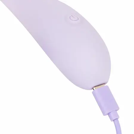 Good Vibes Only Sofi intimni masažer od zakrivljenog silikona ljubičasti USB C