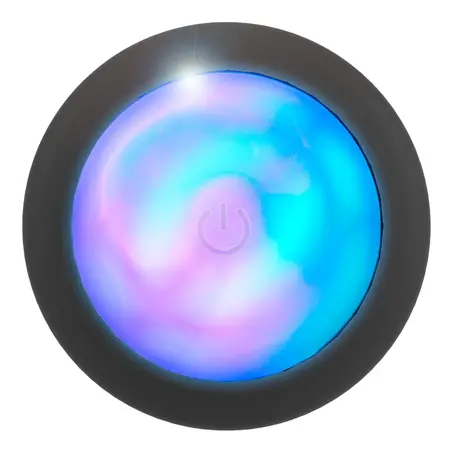 ANOS RC LED svetleći silikonski analni čep, 9 cm, 7 modova, daljinski upravljač, vodootporan