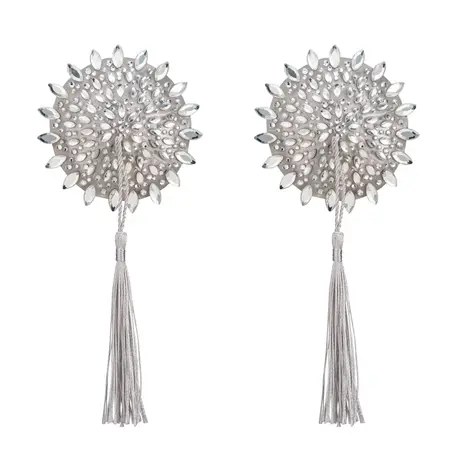 Obsessive Mistiqua Decorative Self-Adhesive Nipple Covers with Tassels