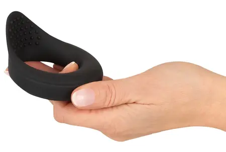 Rebel vibrirajući silikonski prsten za potenciju crni 8.6cm vodootporan USB