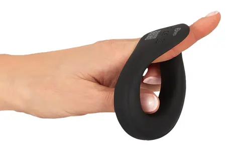 Rebel vibrirajući silikonski prsten za potenciju crni 8.6cm vodootporan USB