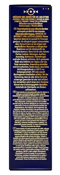 Durex Intensity Nitrile ultra tanka intimna zaštita bez lateksa, 8 komada