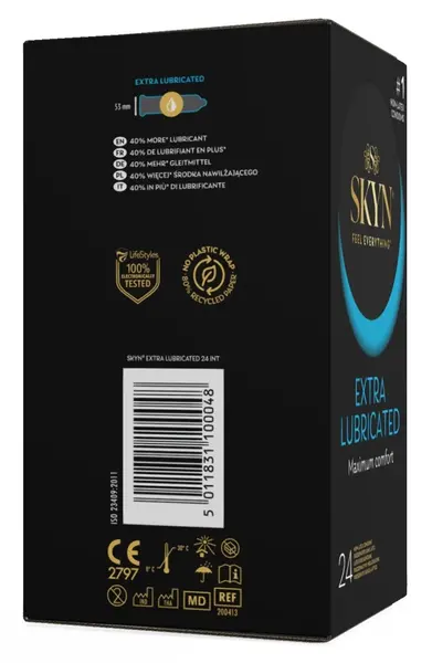 SKYN Extra Lubricated 24 komada prezervativi od poliizoprena bez lateksa
