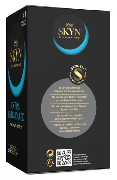 SKYN Extra Lubricated 24 komada prezervativi od poliizoprena bez lateksa