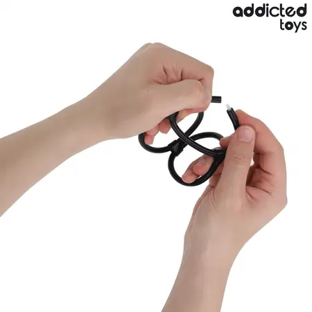 Addicted Toys Trostruki Potporni Prsten - Fleksibilni Multi-Veličinski Sistem
