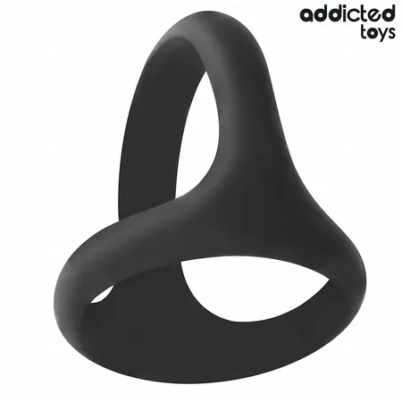 Addicted Toys Triple Support Ring Thick, fleksibilan anatomski prsten od 58 mm